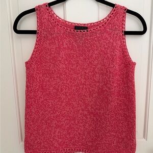 Sigrid Olsen Vibrant Pink Knit Tank Top